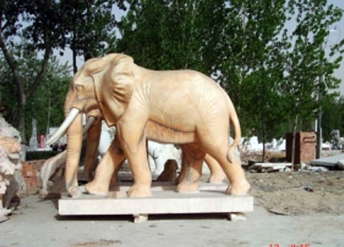 大象石雕1