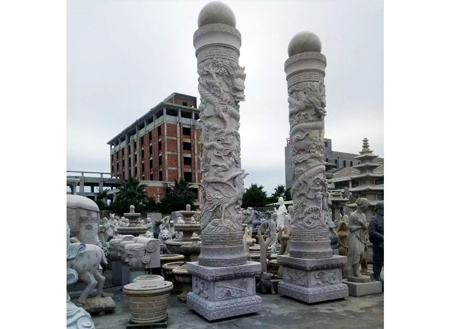 石雕龙柱6