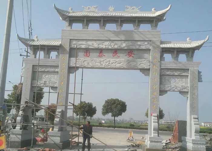 石牌坊安装前要怎么进行保养